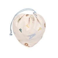 Little Pea - Laessig, Παιδική ποδιά ζωγραφικής Happy Fruits blue, folded